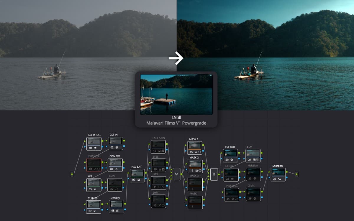 Malavari Films Powergrade for Davinci Resolve
